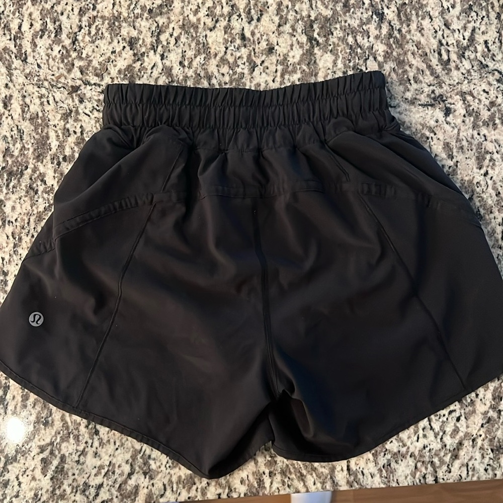 Lululemon track that high rise shorts